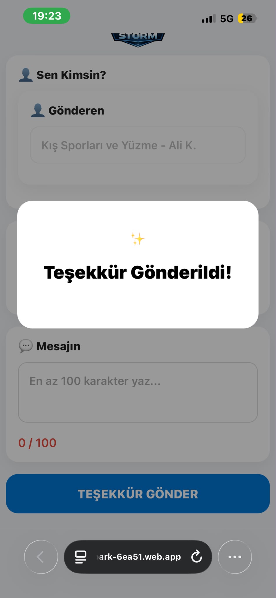 Motivo ana ekranı